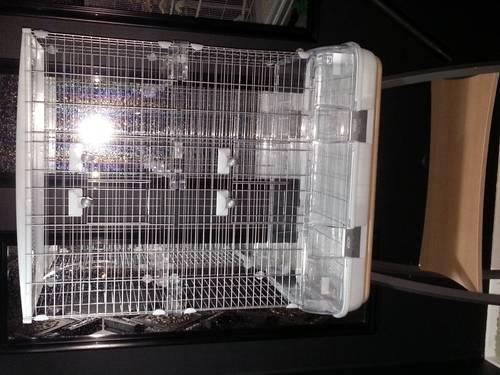 2-Birdcages Vision L12 Cages & Matching Stands