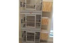 i have a 3 tier cage for trade,...it comes complete with all its parts and if you wanted some nest boxes i also have them available for a little extra charge ...i am looking to trade the cage for a tame and hopefuly taking conure or blue quaker....or if
