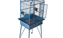 BRAND NEW IN BOXES ....AVAILABLE IN PLATINUM..........
Technical Details
? Exterior Dimensions: 32"x21"x74"
? Interior Height: 27"
? Bar Spacing: 0.5"
? Weight: 76 lbs.
Product Features
? Bird proof front door & feeder door locks
? Stand included
?