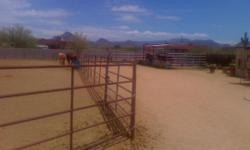 Fully covered 16X16 stalls with free daily turnout. Feed 3X day alfalfa,bermuda and pellets. Supplements that you supply are given at no extra charge. Ride off property to endless desert trails or ride in our lighted arena & roudpen. Need a guide to