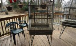 I have 2 large Parrot cages for medium to large size Parrot's ! its in good condition asking $25. if interested e-mail me or call 240-505-8793 thanks David