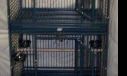 I have great spacious cages for sale, perfect for a pair of finches, canaries or parakeets, or any other small birds. Size is 24 x 16 x 16, comes in black or white. Pull out tray and pull out grate for easy cleaning, two breeder doors on the sides, 2 feed