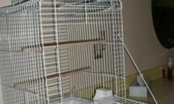White Play Top Cage Like NEW!!! $300 or best offer
Avian Veterinarian recommended. Great play pen cage for African Greys, Eclectus, Amazons and other Medium size birds
26 inches Wide, 24 inches Deep
5 ft. 6 inches High, Inside Height 41 inches
5/8 inch